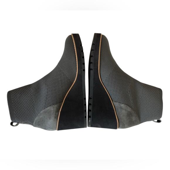 Eileen Fisher London Recycled Stretch Knit Bootie in Gray - Size 11 - Picture 7 of 10